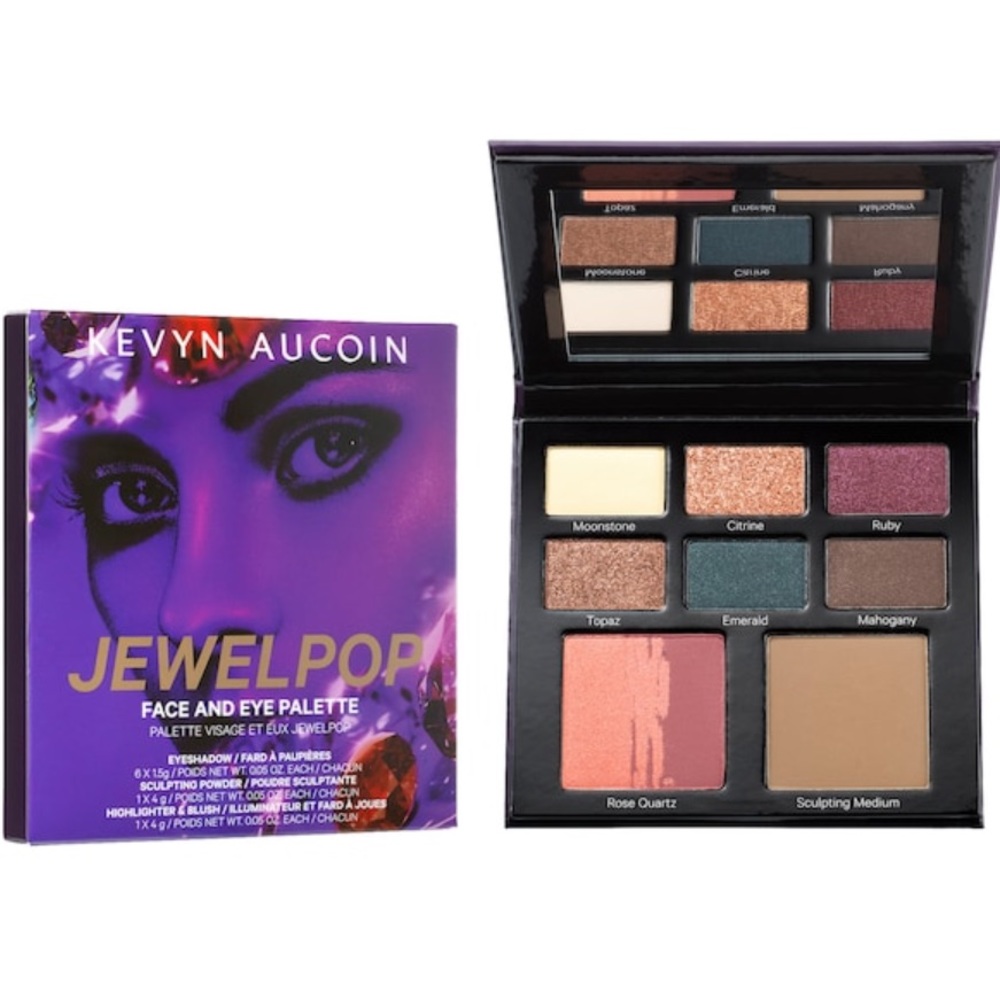 Kevyn Aucoin Jewelpop Face & Eye palette-New